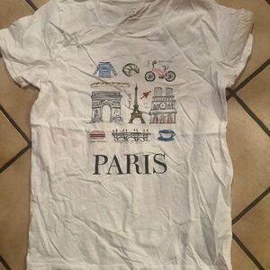 J CREW FACTORY PARIS TEE NWOT MEDIUM